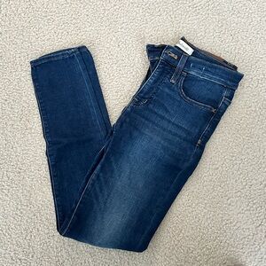 Madewell 9” Mid-Rise Skinny Dark Blue Women's Jeans
